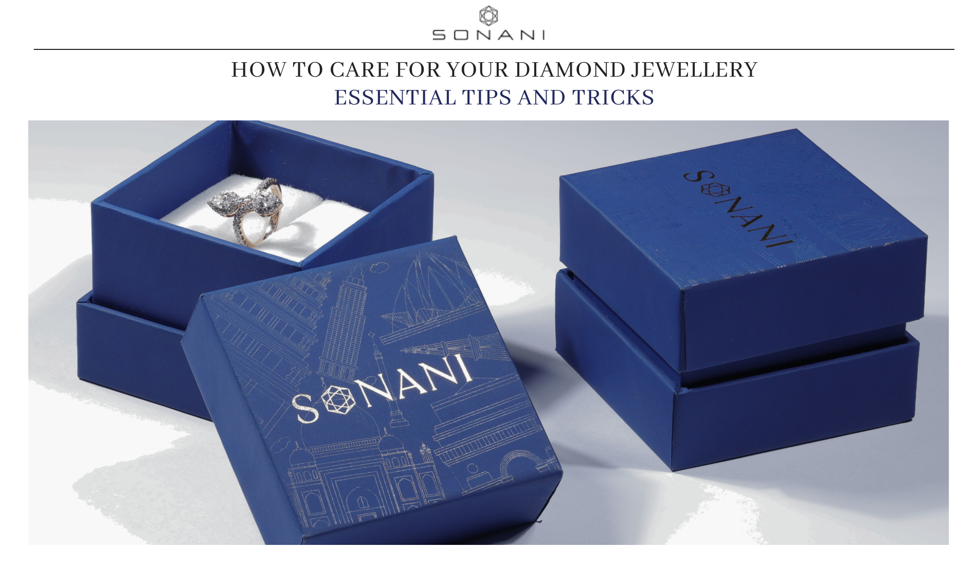 Care for diamond jewellery